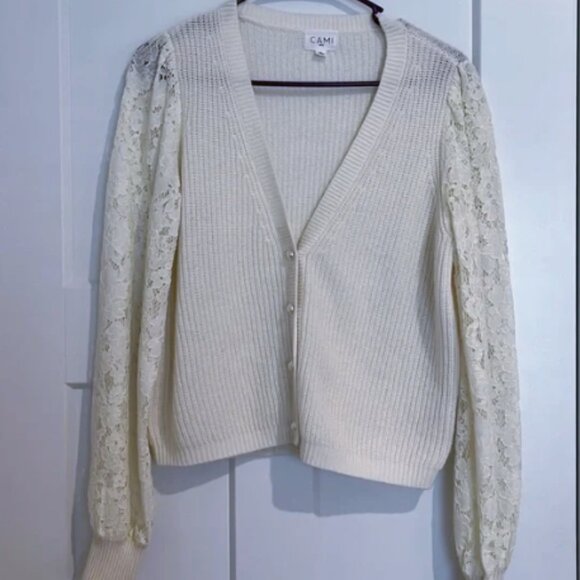 🌺 Cami NYC Beth Cardigan Sweater Ceramic size Small - Picture 3 of 7